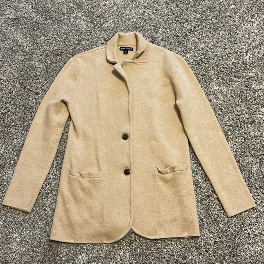J Crew Mercantile Blazer. Beige/tan small. Excellent condition